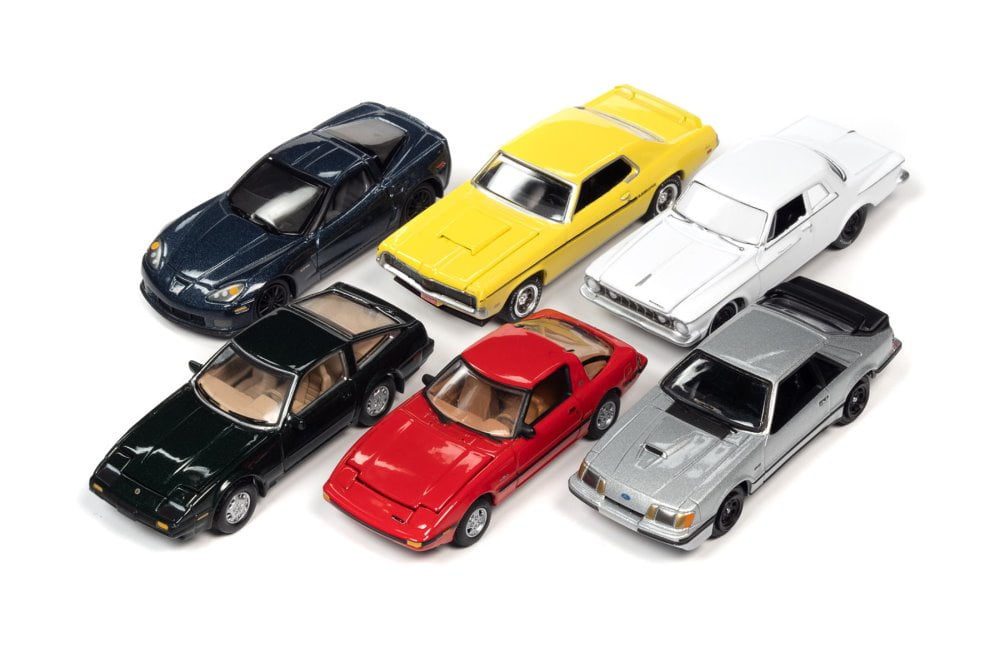GreenLight 1:64 Set 6 Auto Starsky &amp; Hutch - Edizione Speciale, Nuovo In Scatola