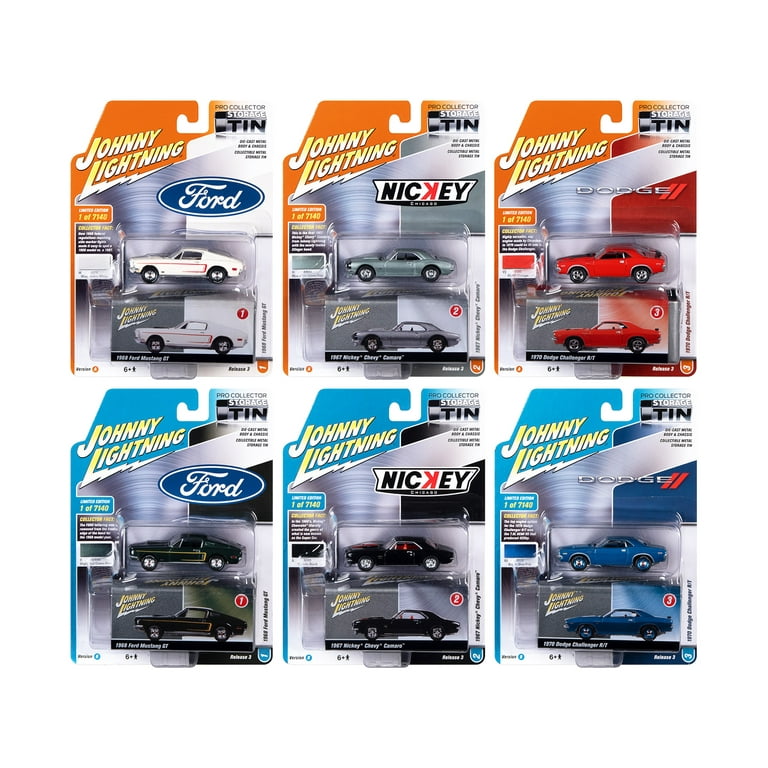 Johnny Lightning Collector's Tin 2021 Set of 6 Cars Release 3