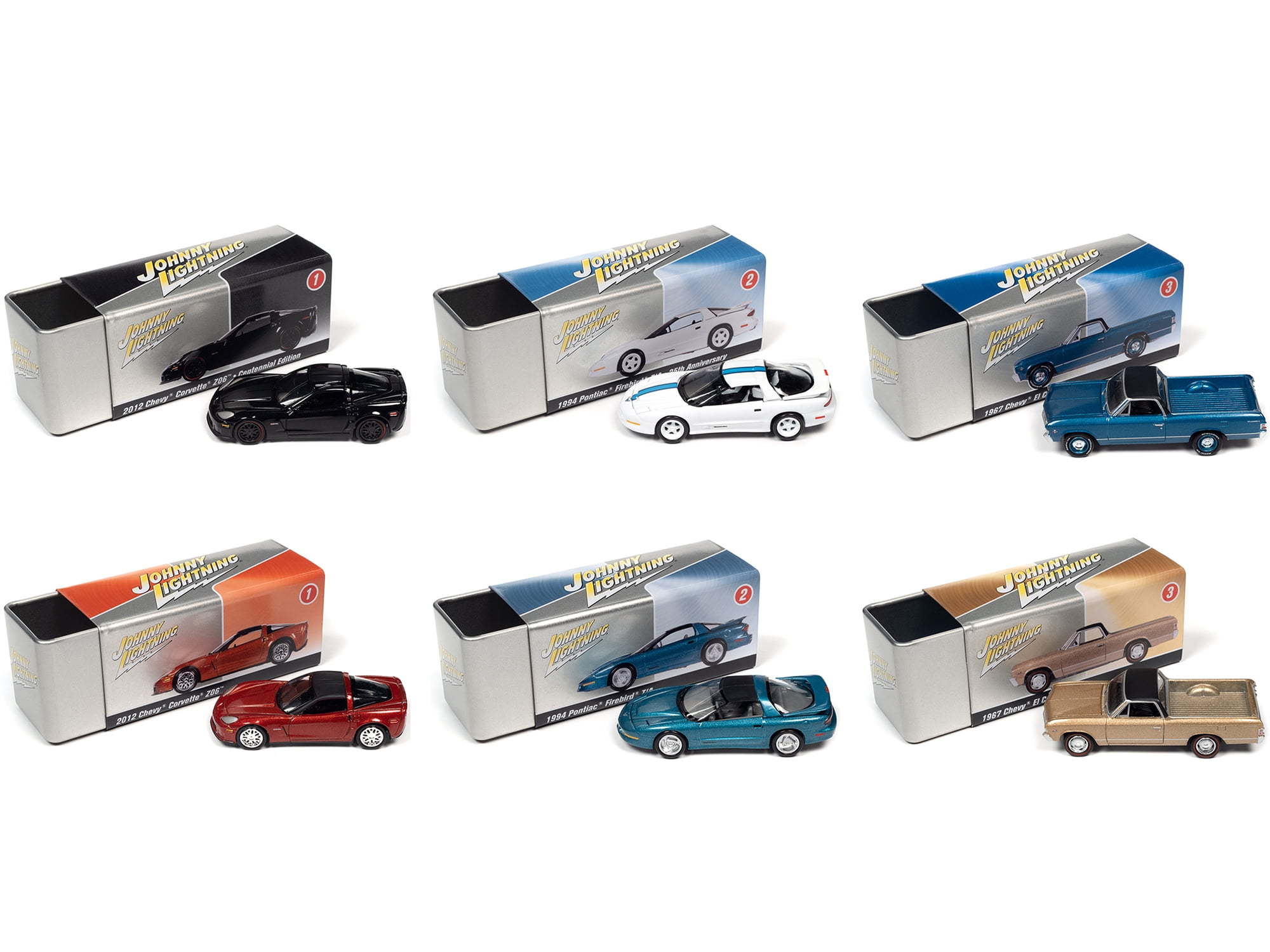 Johnny Lightning Collector's Tin 2022 Set of 6 Cars Release Johnny Lightning Collector's Tin 2022 Set of 6 Cars Release