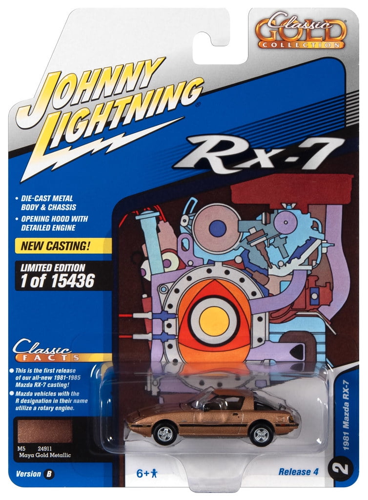 JOHNNY LIGHTNING JONNYLIGHTNING　１９８１　マツダRX-7　CG　金【レアミニカー】