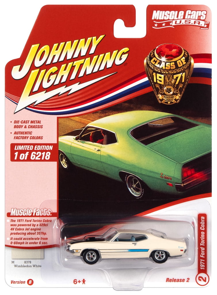 Johnny Lightning JLMC026 Muscle Car VER B 1971 Ford Torino Cobra