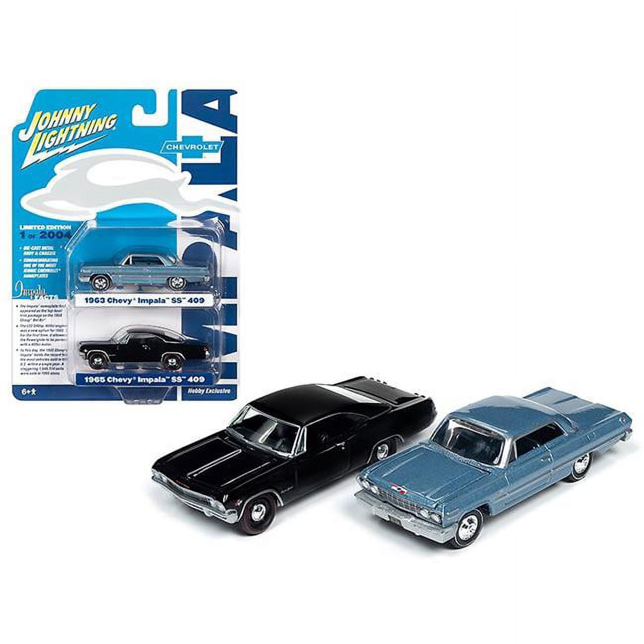 Johnny Lightning JLSP080 1963 Chevrolet Impala SS Hardtop Silver