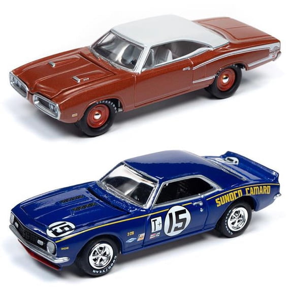 Johnny Lightning JOHJLDR007-SET 2019 Release 1 Service Station Dioramas Model Car - 2 Piece
