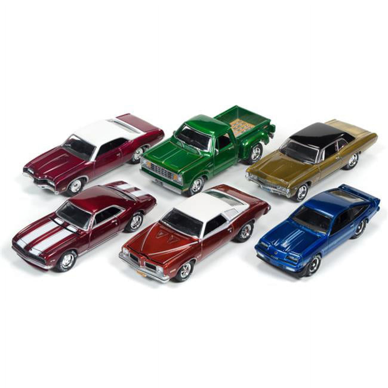 ★未開封 HO用ボディ プルバックカー JOHNNY LIGTHNING JOHNNY LIGHTNING 1:64 JLSP405B 1974 PONTIAC GTO (BLACK W/ BLUE