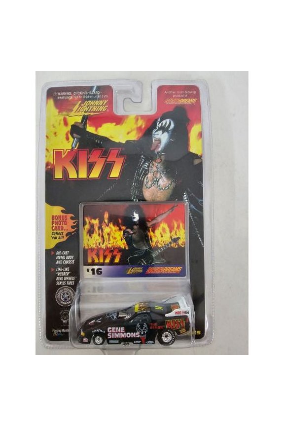 KISS Gene Simmons 1:64 Diecast Car w/PAUL HOTTER THAN EVER Photo Card #16