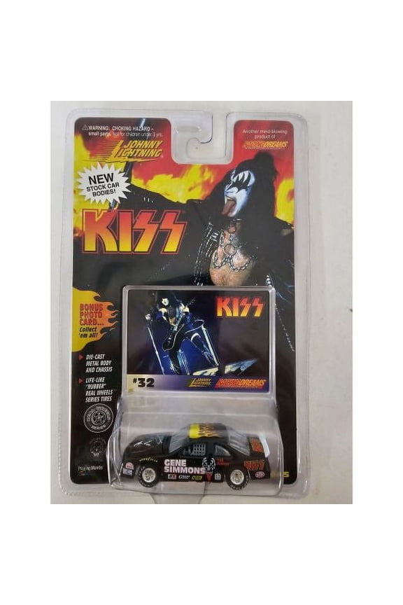KISS Gene Simmons 1:64 Diecast Car w/PAUL ON A PEDESTAL Photo Card #32