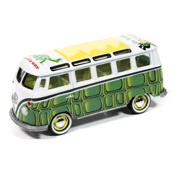 Johnny Lightning Pop Culture Turtle Wax 1965 Volkswagen 21 Window Samba Bus