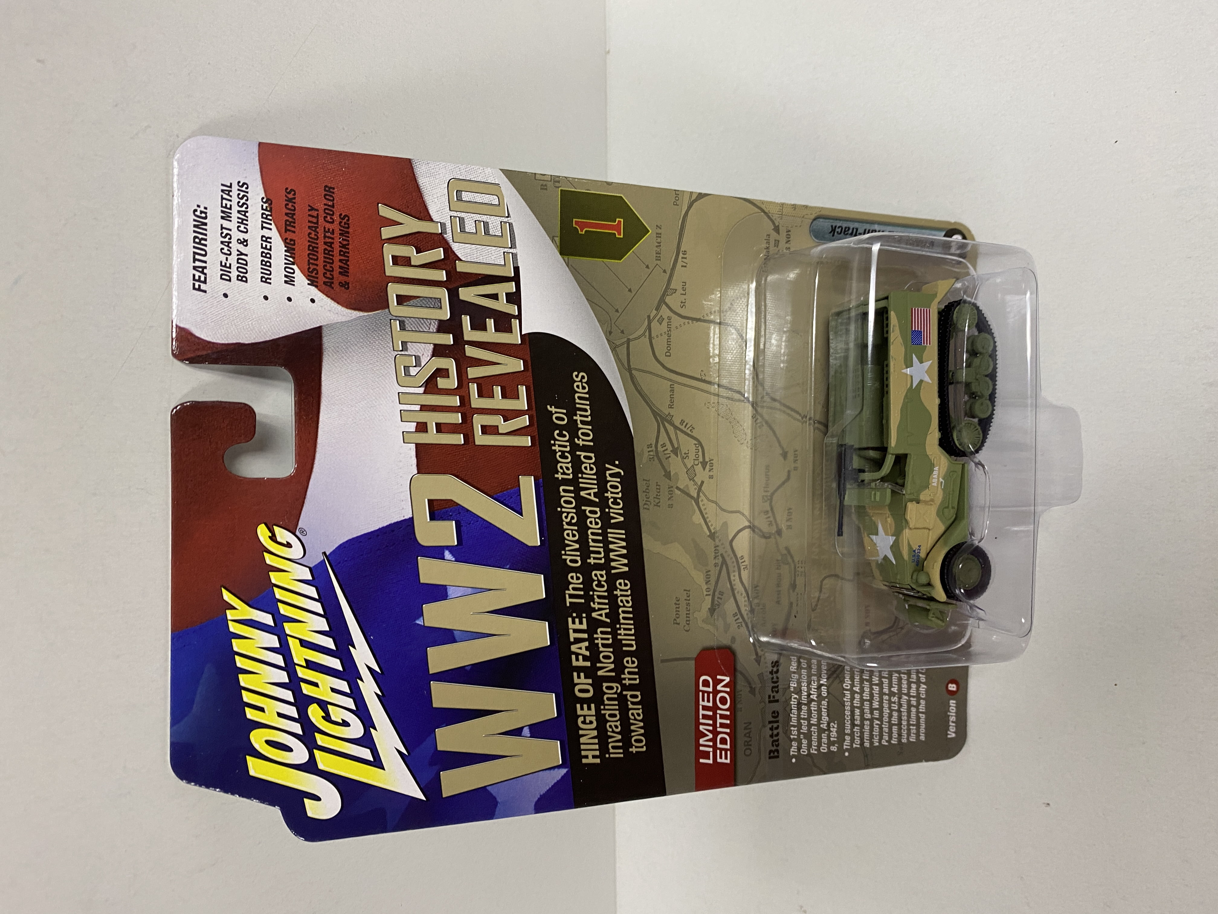 Johnny Lightning WWII Ver B Half-Track for Military Museum