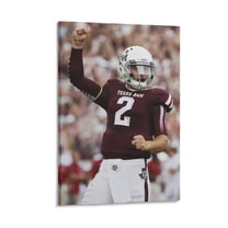Johnny Manziel Canvas Poster Canvas Wall Art Poster Decorative Bedroom Modern Home Print Picture Artworks Posters 20x30inch(50x75cm)