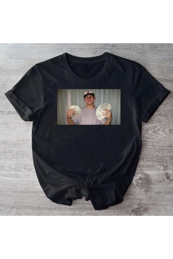 Johnny Manziel with Money Graphic Tee-TH38665
