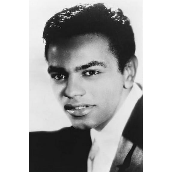 Johnny Mathis B&W 24X36 Poster Young Pose