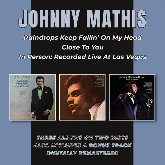 Johnny Mathis - Raindrops Keep Fallin' On My Head / Close To You / In Person: Recorded Live At Las Vegas - Music & Performance - CD