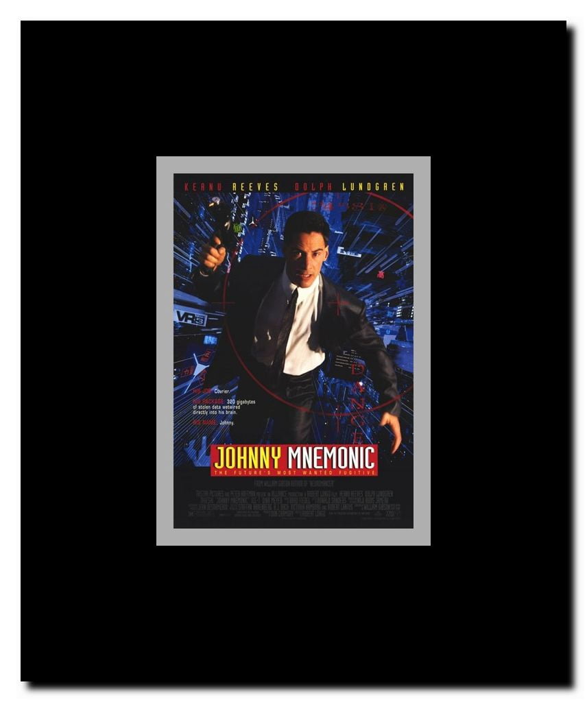 Johnny Mnemonic Framed Movie Poster
