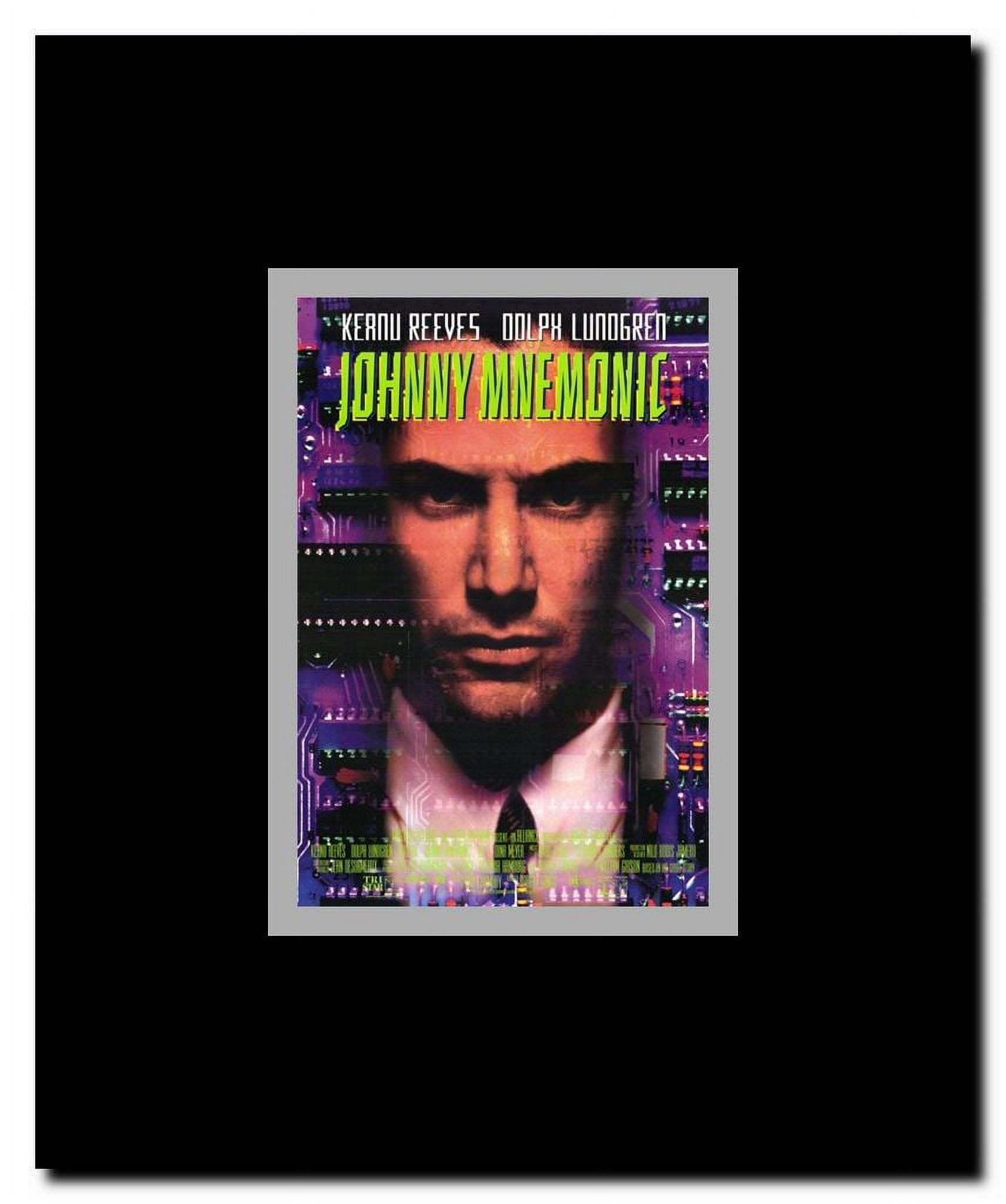 Johnny Mnemonic Framed Movie Poster