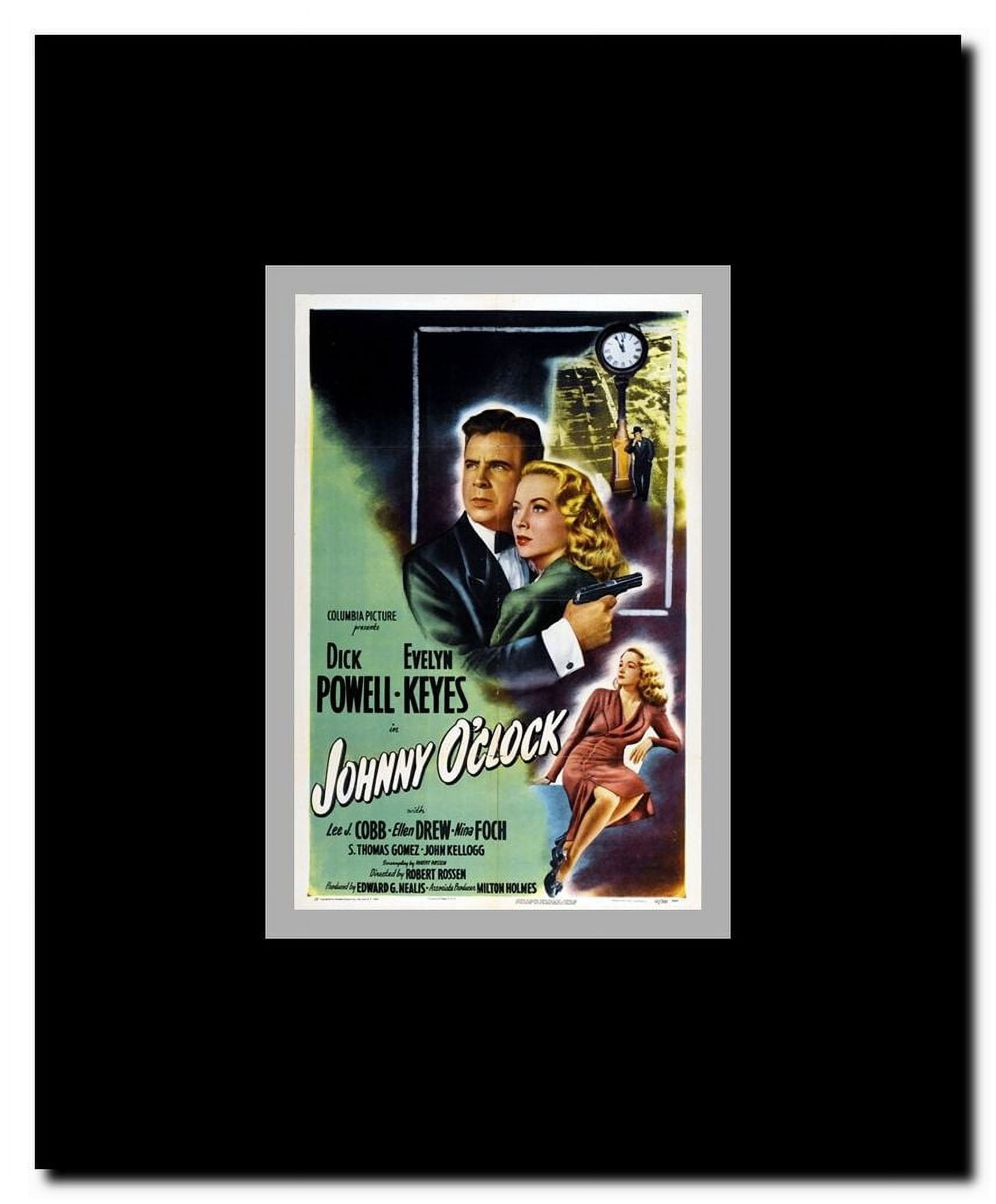 Johnny O Clock Framed Movie Poster