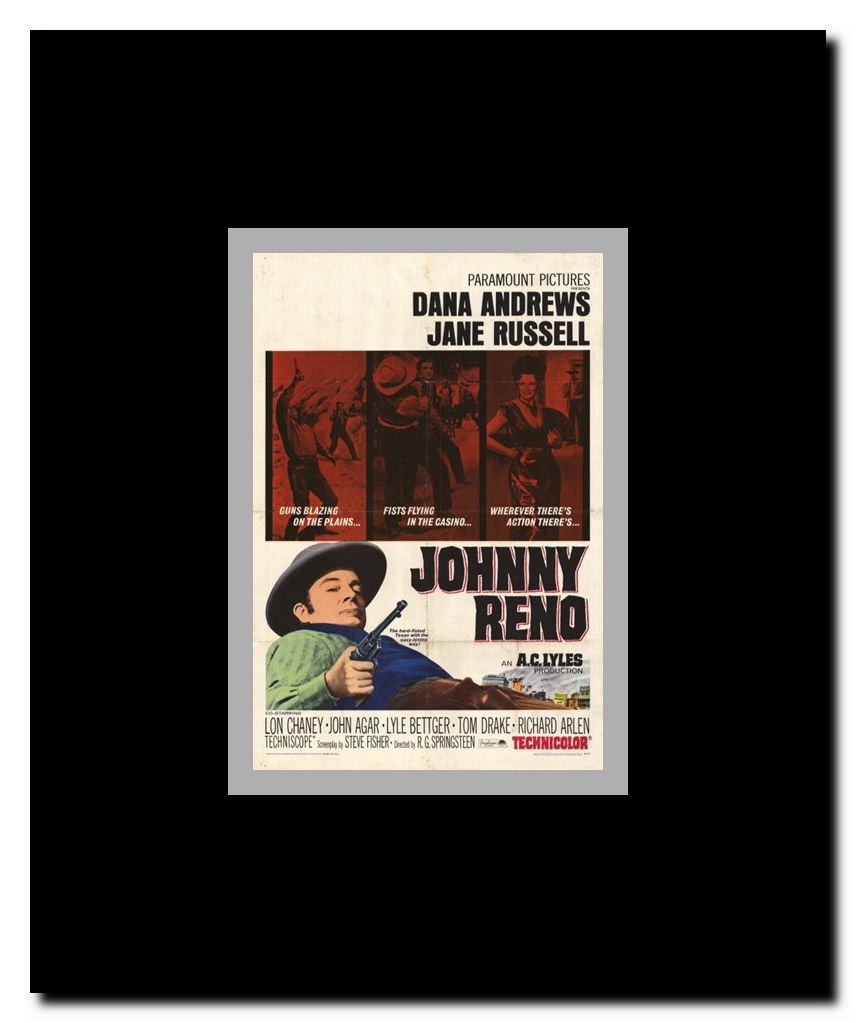 Johnny Reno Framed Movie Poster