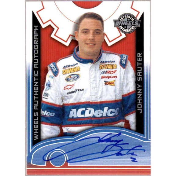 Johnny Sauter Card 2003 Wheels Autographs #53