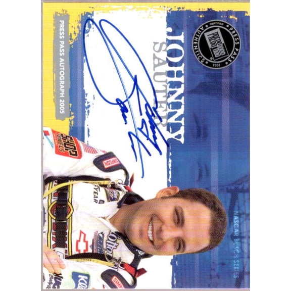 Johnny Sauter Card 2005 Press Pass Autographs #52