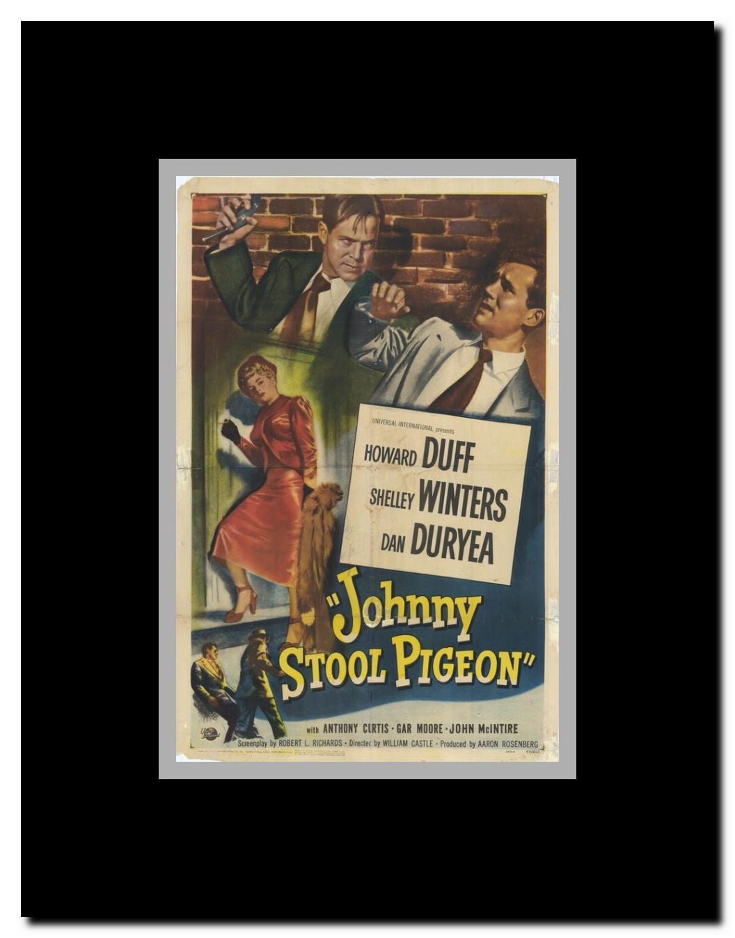 Johnny Stool Pigeon Framed Movie Poster