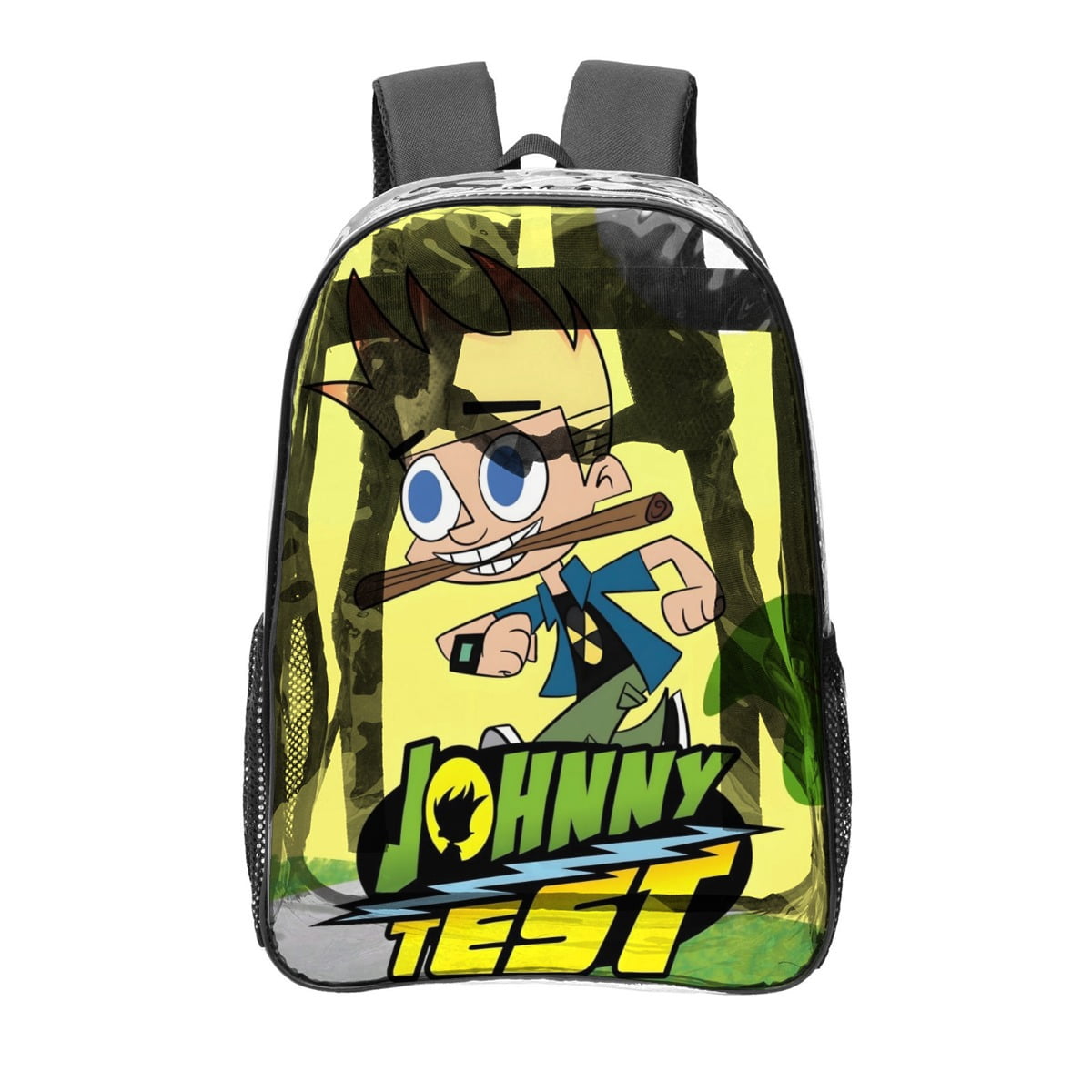 GiMiUiTo 18" Clear Backpack – Heavy Duty PVC, See-Through Bookbag For School, Work, Travel, Festivals (Yellow) - View #8