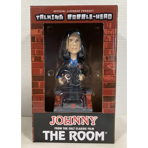 Johnny The Room Talking Bobblehead NEW Tommy Wiseau bobble head