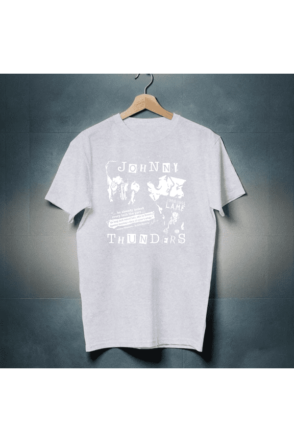 Johnny Thunders black T-shirt unisex short sleeve All sizes S to 5Xl JA429