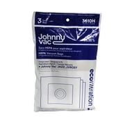 Johnny Vac Jazz JVROSY Ecofiltration HEPA Vaccum Bags 3 Pack 3610H