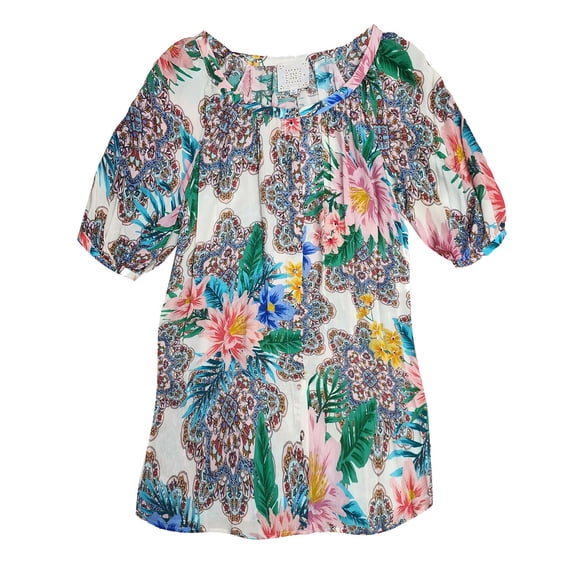 Johnny Was Bryony Mini Dress Multi L