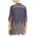 thumbnail image 1 of Johnny Was Women's Helena Kimono Graphite Large, 1 of 1