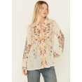 thumbnail image 1 of Johnny Was Women's Long Sleeve Floral Embroidered Blouse - C16923-6 Medium  US, 1 of 4