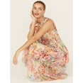 thumbnail image 1 of Johnny Was Women's Mazzy Tie Midi Dress Multi X-  US, 1 of 4