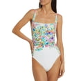 thumbnail image 1 of Johnny Was Women's Ruched One Piece Swimsuit Wild Bloom, 1 of 2