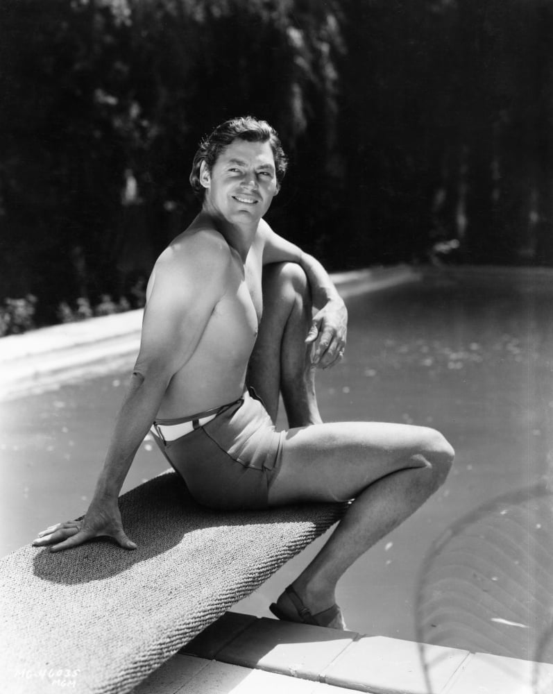 Johnny Weissmuller Canvas Art - (16 x 20)