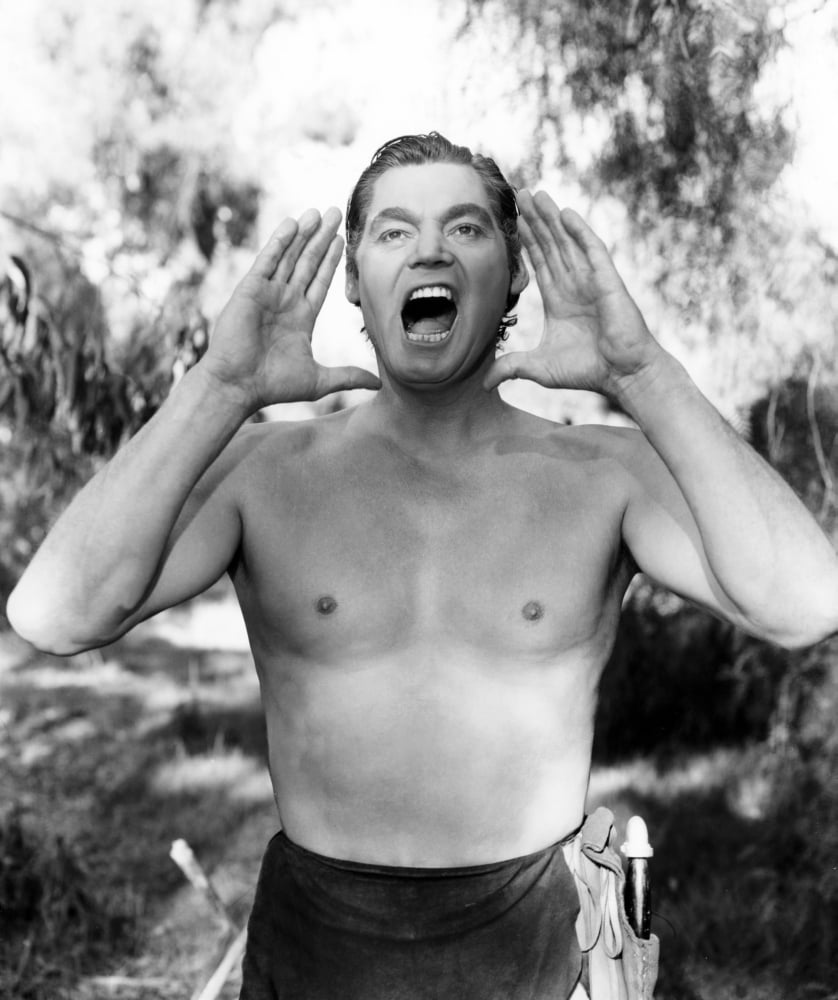 Johnny Weissmuller Canvas Art - (16 x 20)
