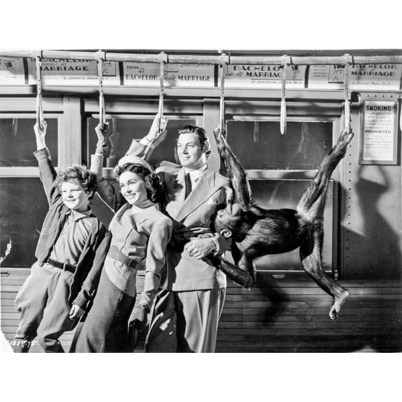 Johnny Weissmuller Riding a Train in a Classic Movie Scene Photo Print (8 x 10)