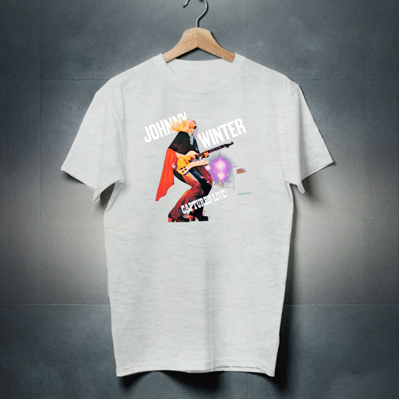 Johnny Winter captured live Gift For Fans Unisex All Size Shirt - Free Shipping