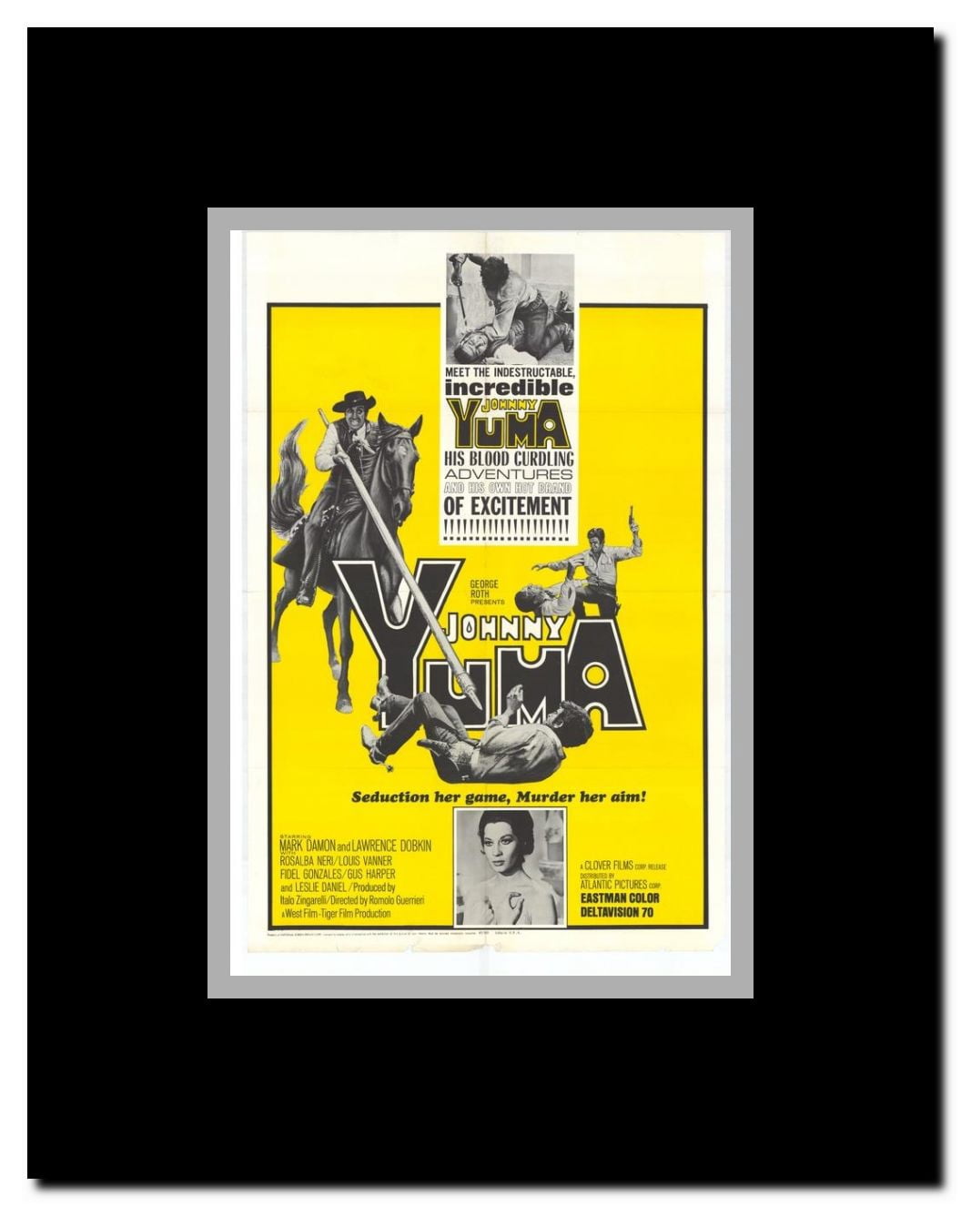 Johnny Yuma Framed Movie Poster