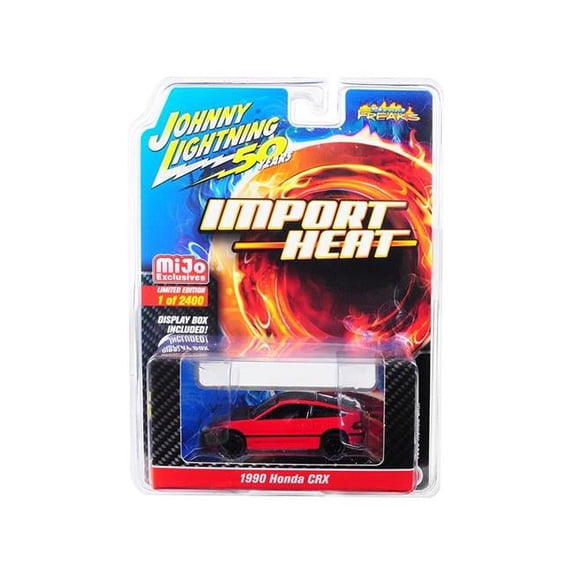 Johnny lightning MiJo Exclusive 1990 Honda CRX CHASE (WHITE LIGHTNING)