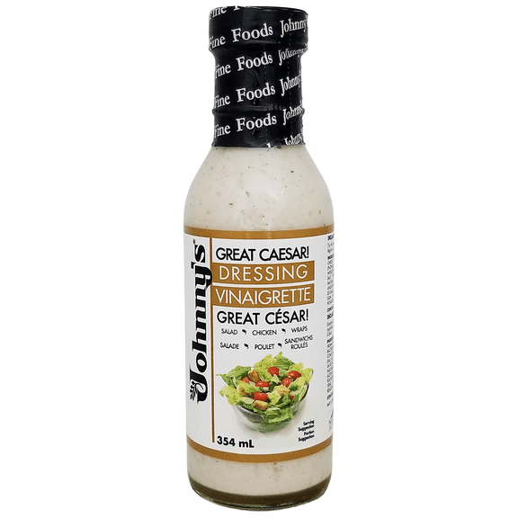 Johnny's Great Caesar! Dressing, Creamy Caesar Dressing - 354ml/12.4 fl oz