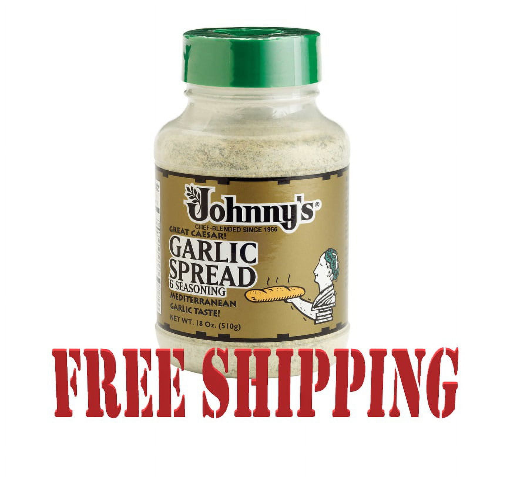 Johnny's Garlic Spread & Seasoning, 18 oz