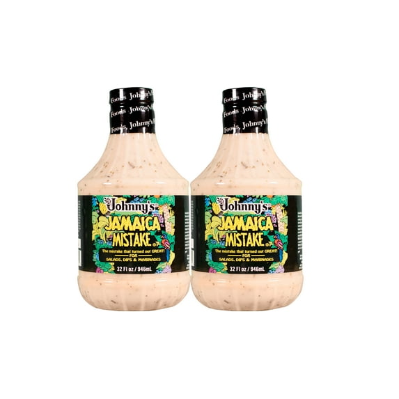 Johnny's Jamaica Mistake Dressing, 32oz Bottle, Pack of 2