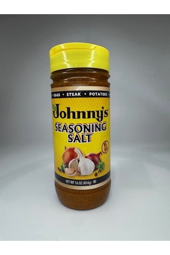 Johnny’s Seasoning Salt, All-Purpose Savory Spice Blend for Meat, Vegetables & Cooking, No MSG, Gluten Free - 16 oz