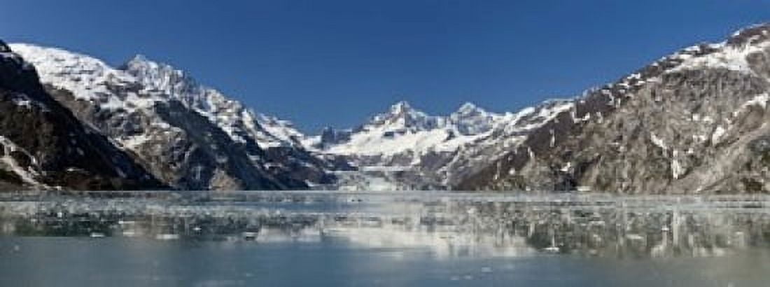 Johns Hopkins Glacier in Glacier Bay National Park Alaska USA Canvas Art - Panoramic Images (15 x 6)