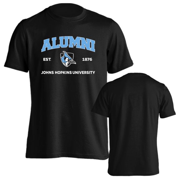 Johns Hopkins University Blue Jays Alumni Proud Graduate Short Sleeve T-Shirt