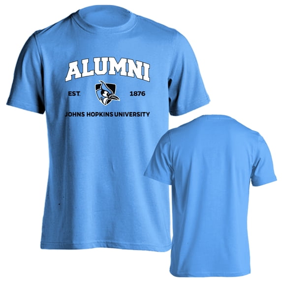 Johns Hopkins University Blue Jays Alumni Proud Graduate Short Sleeve T-Shirt