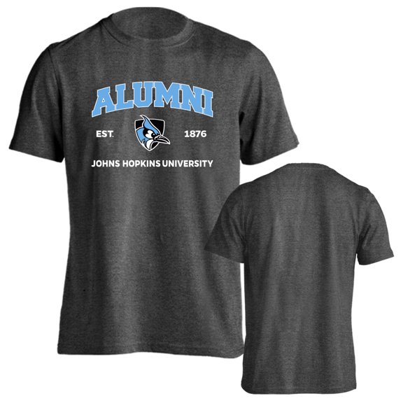 Johns Hopkins University Blue Jays Alumni Proud Graduate Short Sleeve T-Shirt