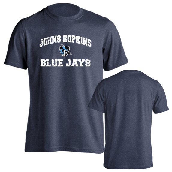 Johns Hopkins University Blue Jays Distressed Retro Short Sleeve T-Shirt