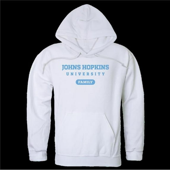 Johns Hopkins University Blue Jays Family Hoodie, White - Large
