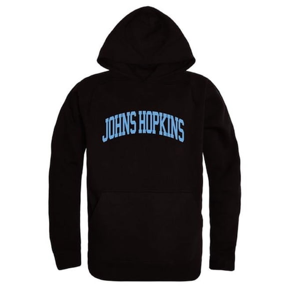 Johns Hopkins University College Hoodie, Black - Small