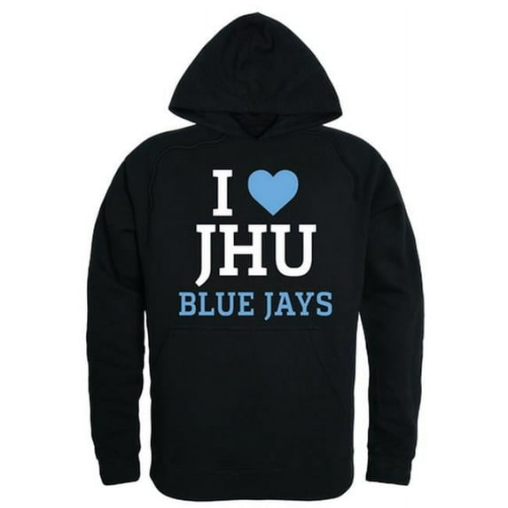 Johns Hopkins University I Love Hoodie, Black - Large